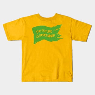 The future is vegetarian Kids T-Shirt